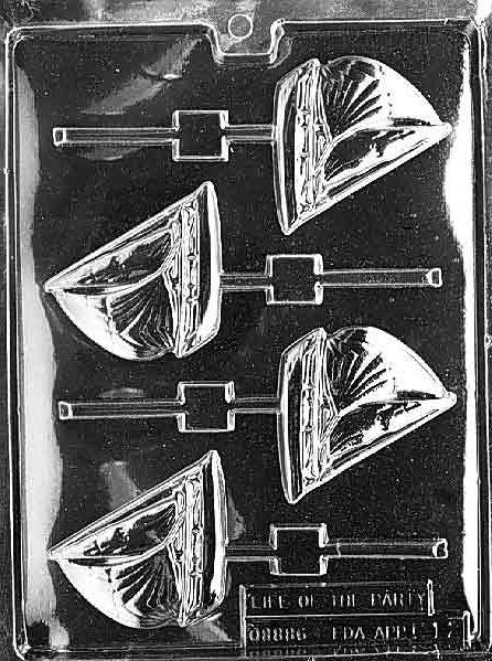 SAILBOAT LOLLY Sucker Chocolate Candy Mold