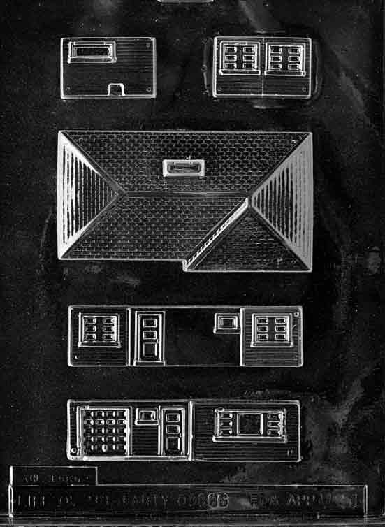 RANCH HOUSE Chocolate Candy Mold Craft Supply