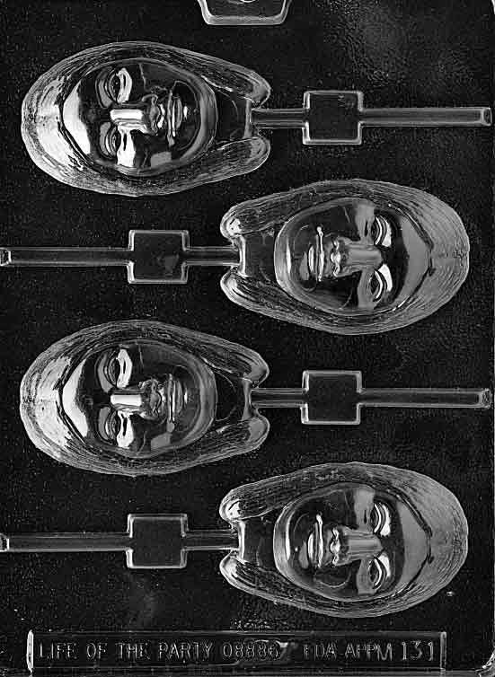 INDIAN GIRL LOLLY Sucker Chocolate Candy Mold Craft Supply