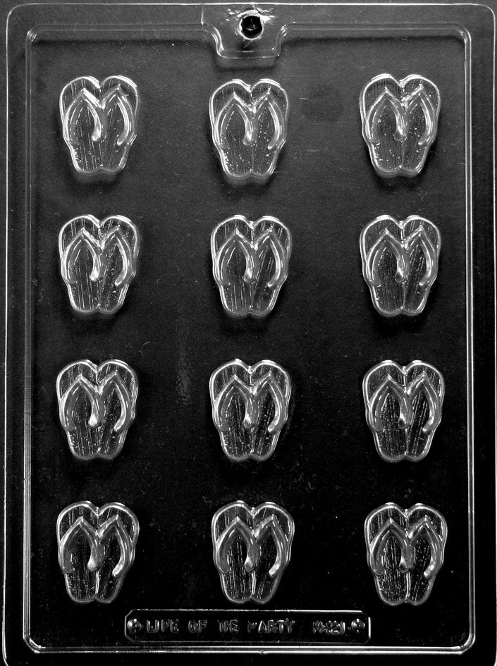 FLIP FLOPS Bite Size Chocolate Candy Mold Craft Supply