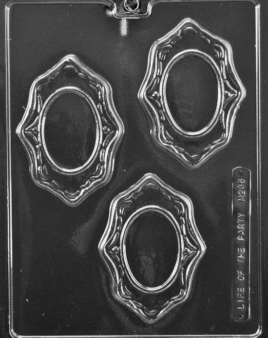 OVAL FRAMES Chocolate Candy Mold Craft Supply
