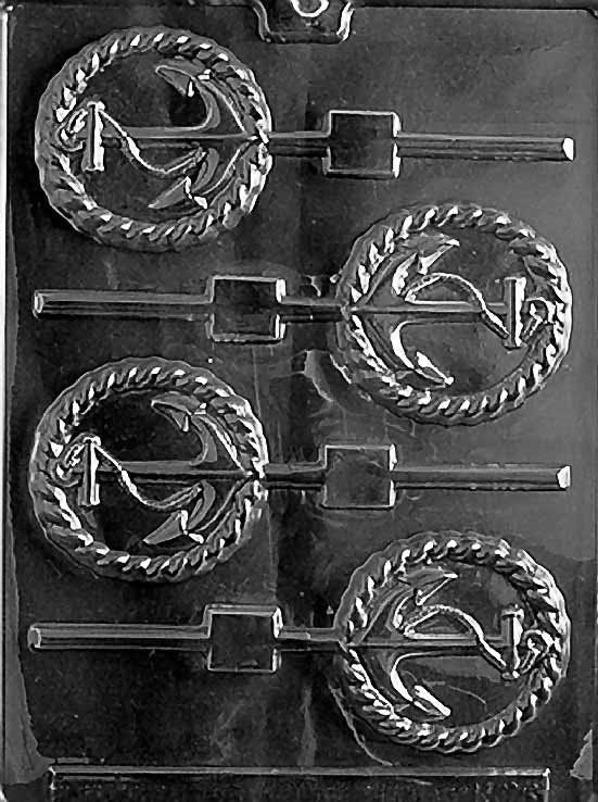 ANCHOR LOLLY Sucker Chocolate Candy Mold