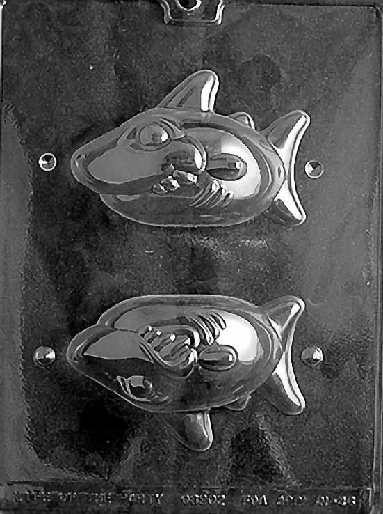 LARGE SHARK Chocolate Candy Mold Craft Supply