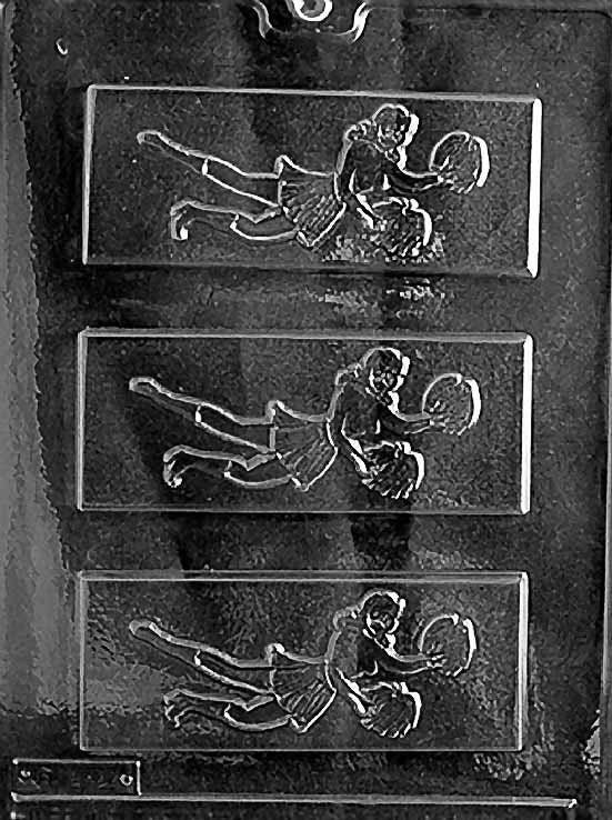 CHEERLEADER BAR Chocolate Candy Mold Craft Supply