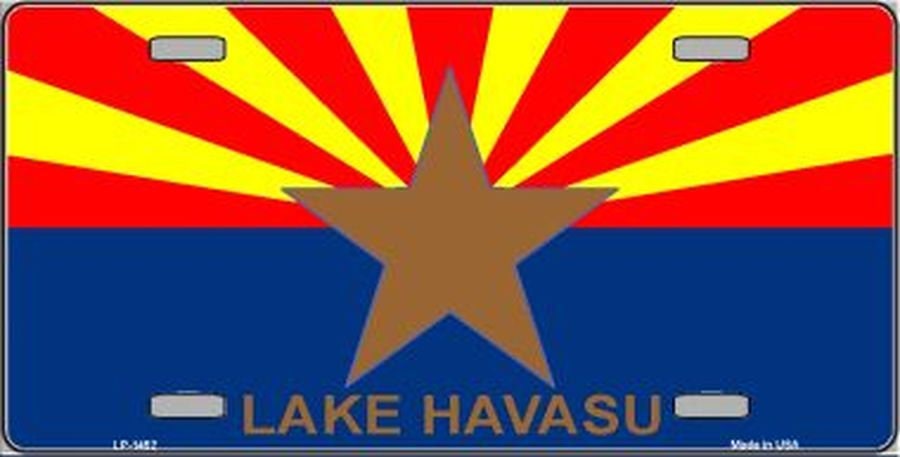 LAKE HAVASU ARIZONA Metal License Plate Craft Supply