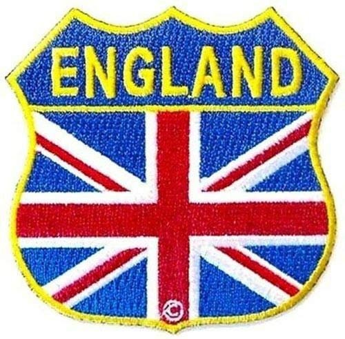 England Shield UK GB British London Flag Embroidered Patch Craft Supply