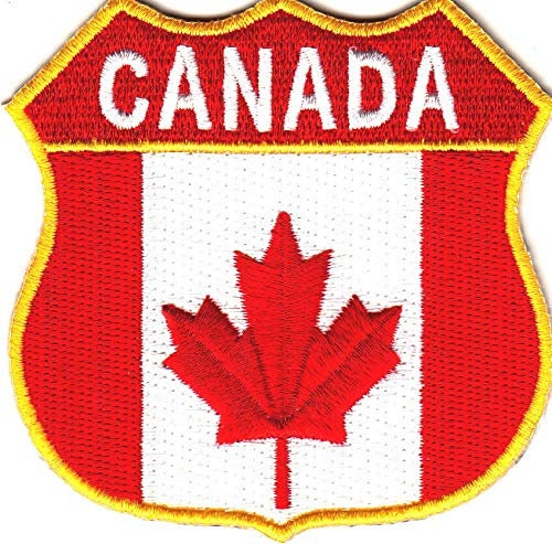 CANADA SHIELD Canadian Flag Embroidered Patch