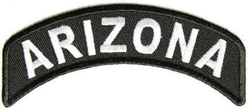 ARIZONA STATE Rocker Biker Motorcycle Embroidered Patch Craft Supply