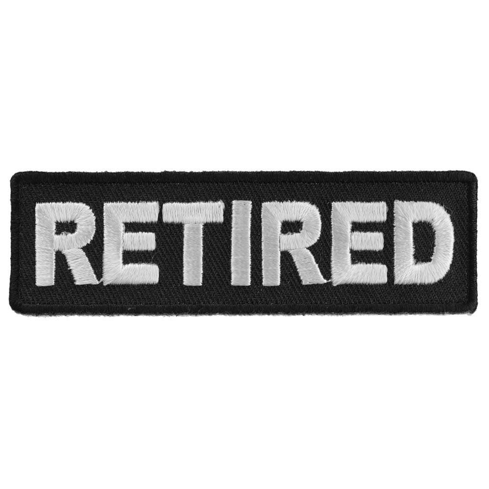 RETIRED Biker Motorcycle Embroidered Patch Craft Supply