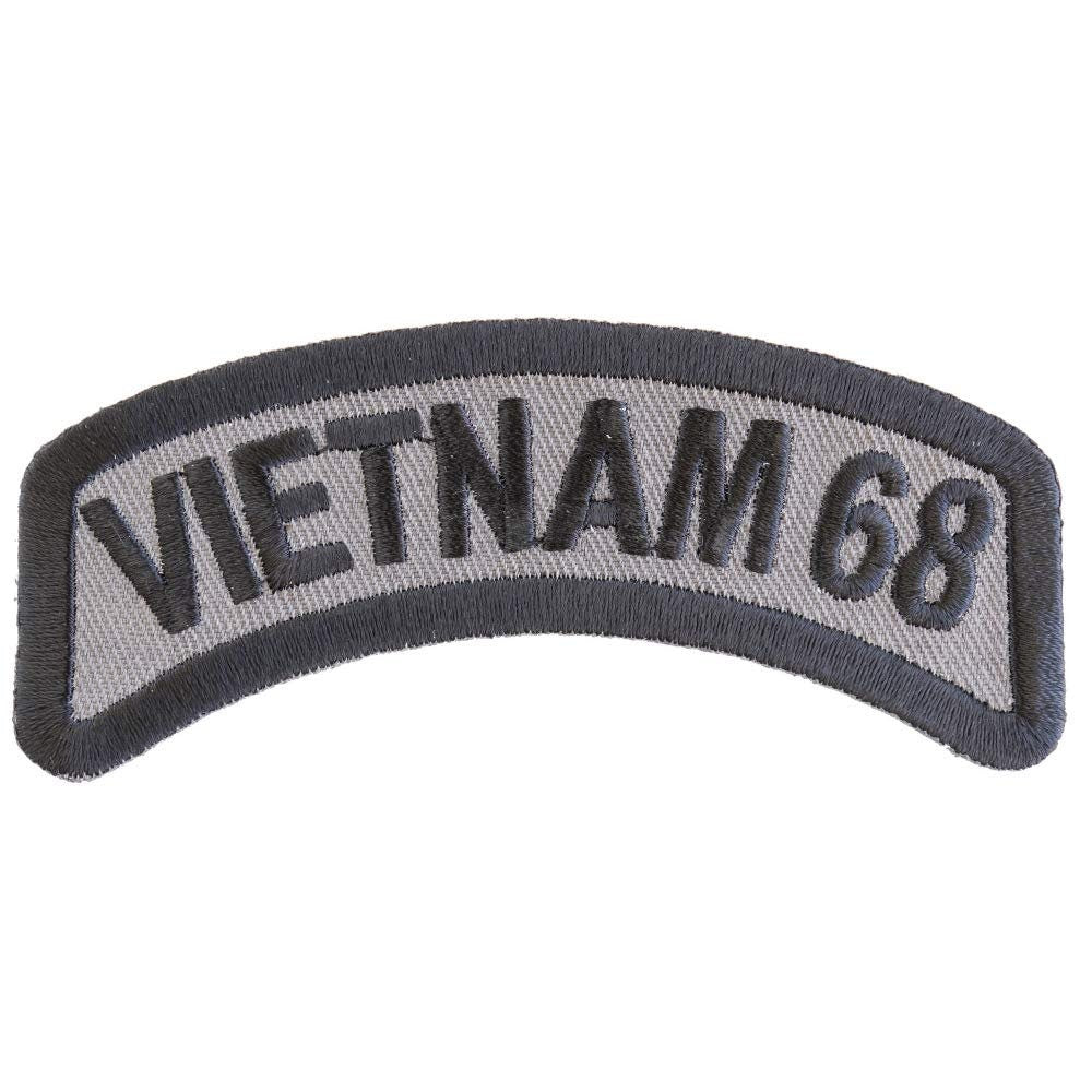 VIETNAM 1968 Rocker Military VET Veteran Embroidered Patch Craft Supply