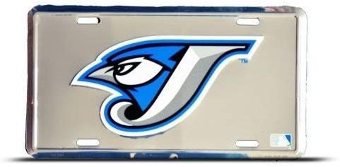 TORONTO BLUE JAYS Chrome Metal License Plate Mlb Baseball Craft Supply