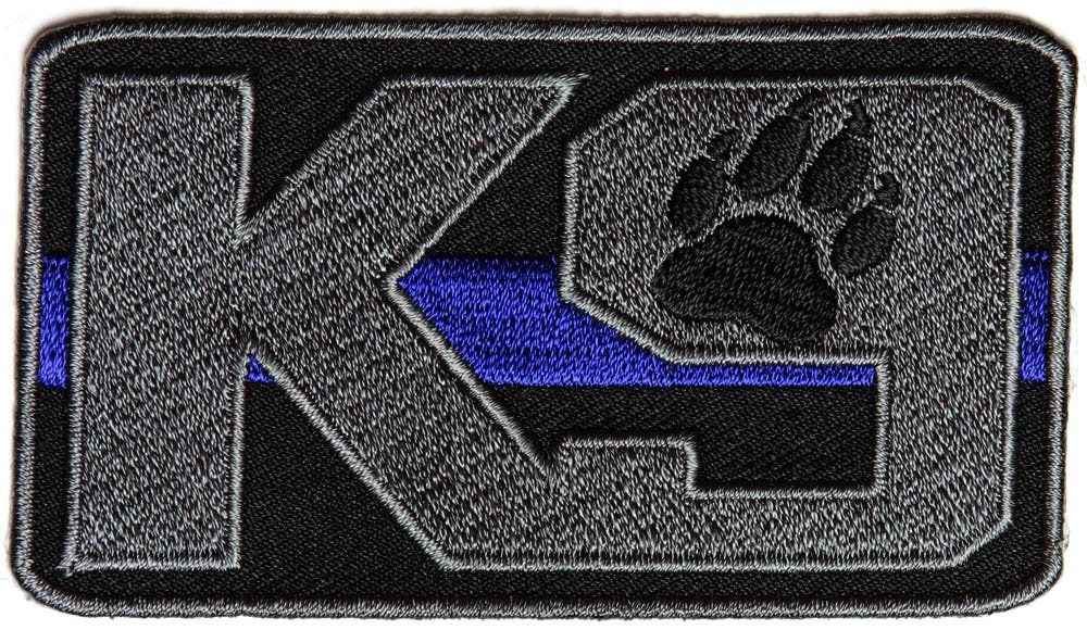 K-9 THIN BLUE LINE K9 Police Law Enforcement Dog Embroidered Patch Craft Supply