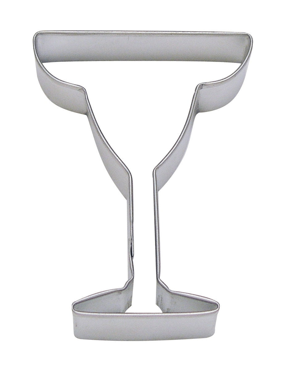 MARGARITA GLASS Cookie Cutter Metal 4 Inches - Tequila Bar Party Stencil Fondant Craft Supply