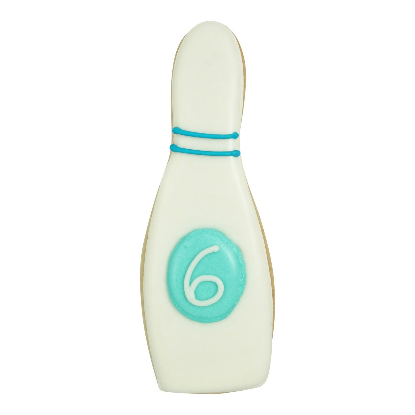 BOWLING PIN Cookie Cutter Metal 5 Inches - Stencil Fondant Strike Sports Ball League Craft Supply