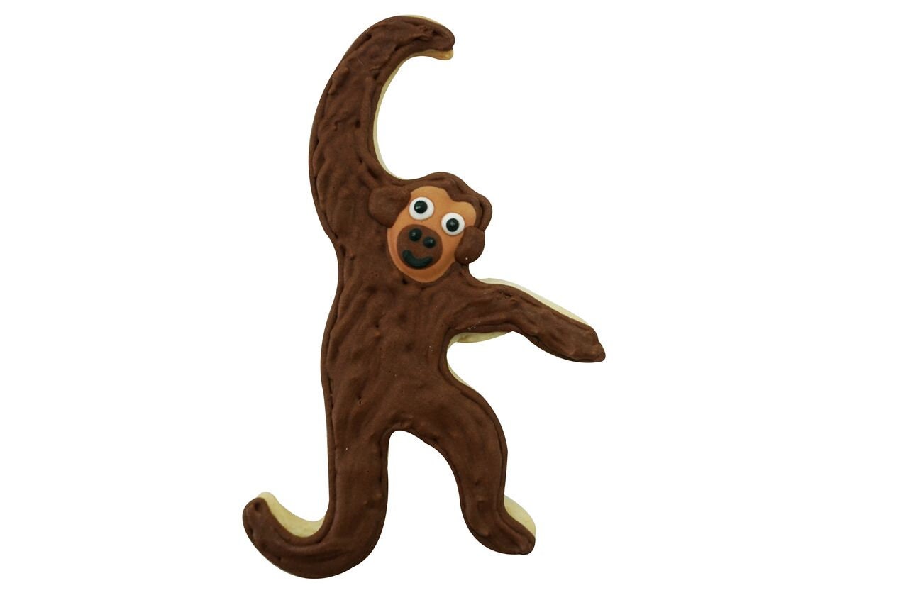 MONKEY Cookie Cutter Metal 5.25 Inches - Stencil Fondant Zoo Animal Jungle Safari Craft Supply