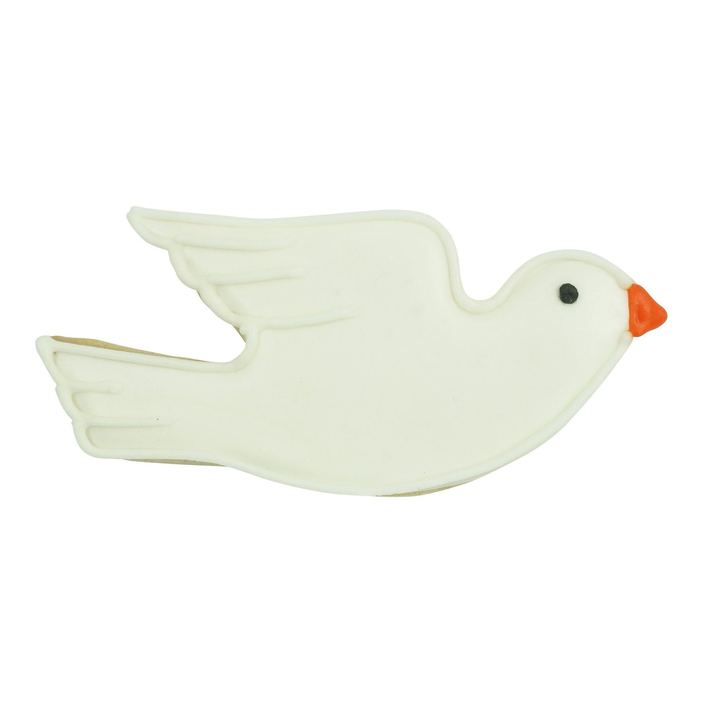 FLYING DOVE Cookie Cutter Metal 4.5 Inches - Stencil Fondant