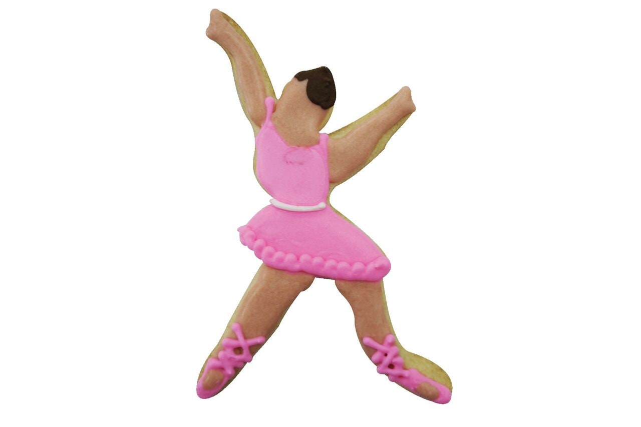 BALLERINA Cookie Cutter Metal 4.5 Inches - Stencil Fondant Craft Supply