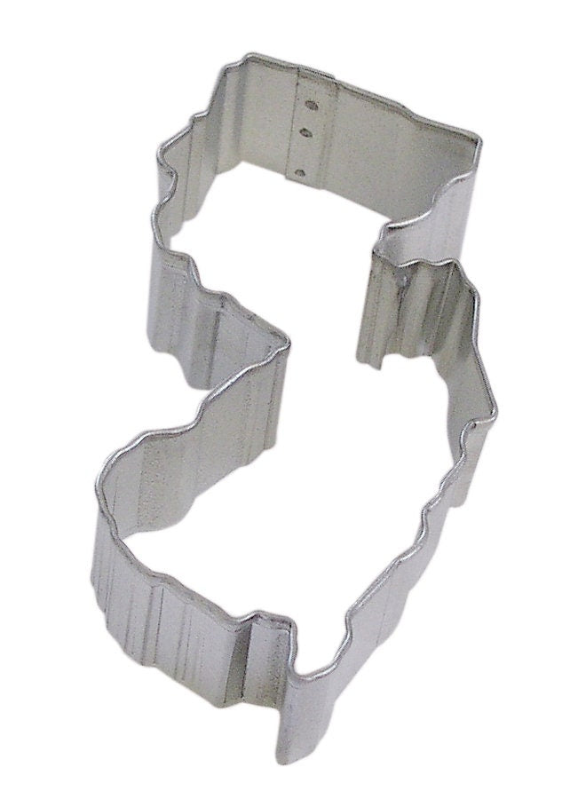 NEW JERSEY Cookie Cutter State Metal 4 Inches - Stencil Fondant Craft Supply