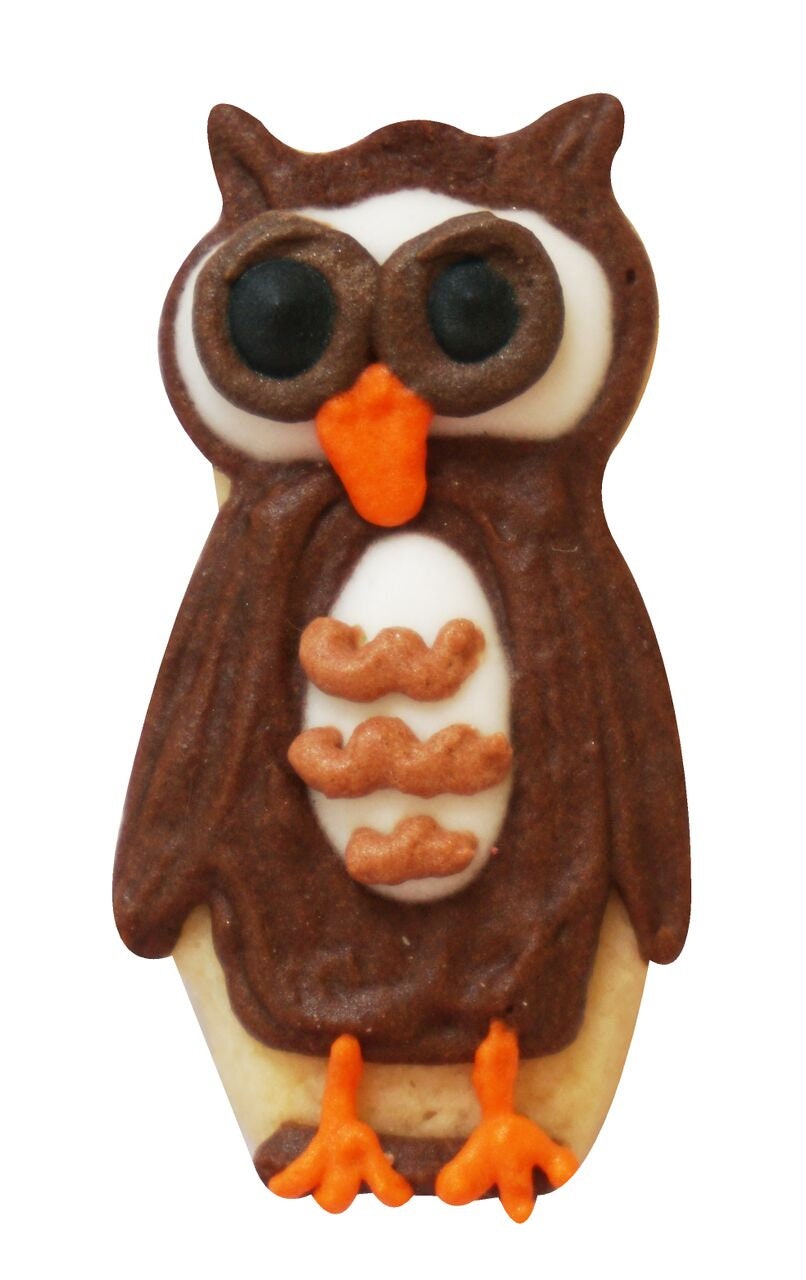 MINI OWL Cookie Cutter Metal 1.75 Inches - Stencil Fondant