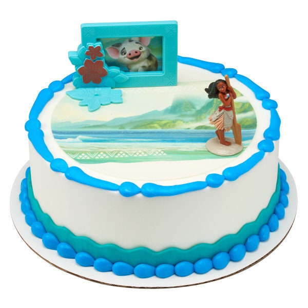 MOANA Cake Topper Adventures in Oceania Cake Decoration Decoset Birthday Craft Supply