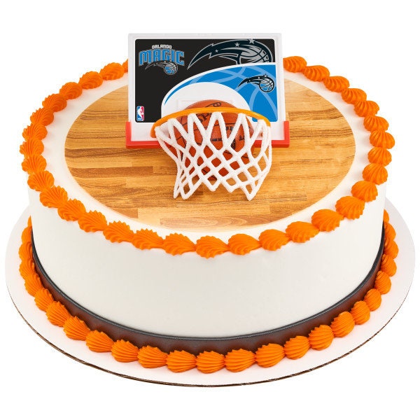 ORLANDO MAGIC Cake Topper NBA Birthday Slam Dunk Team Cake Decoration Decoset Craft Supply