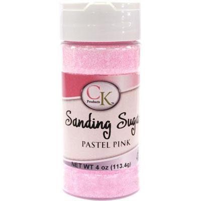 PASTEL PINK Sanding Sugar - For Cupcakes, Cakes, Cookies, Parties - 4 oz. Craft Supply
