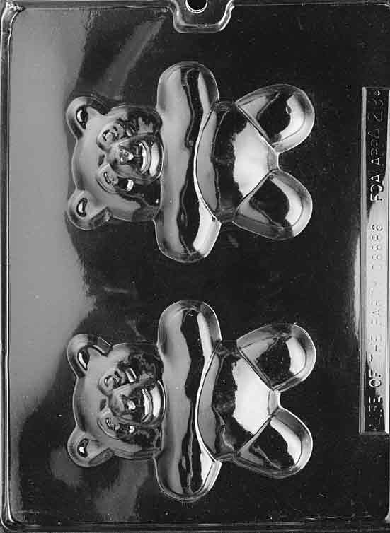 BIG EYED TEDDY Chocolate Candy Mold Craft Supply