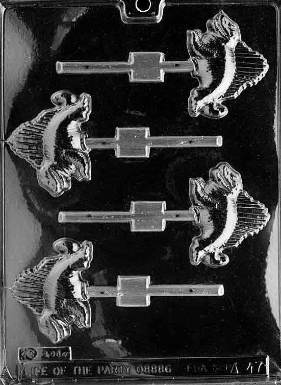 DIMETRODON LOLLY Dinosaur Animal Sucker Chocolate Candy Mold Craft Supply