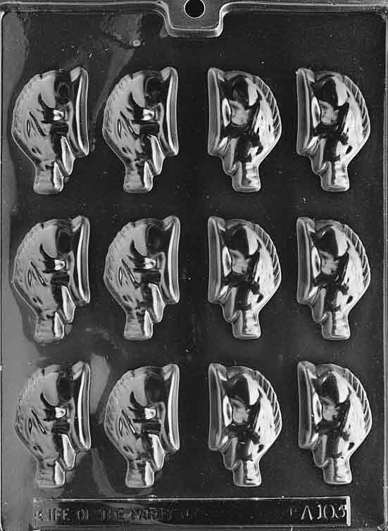 RAZORBACKS Animal Chocolate Candy Mold Craft Supply