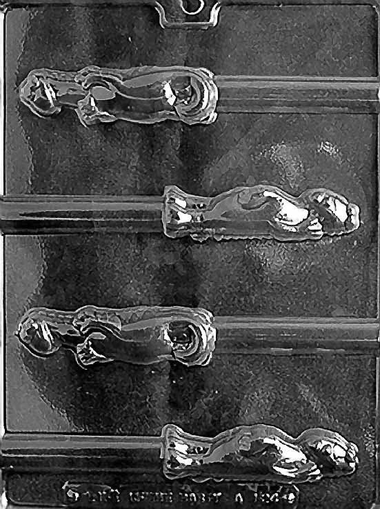 SILLY DINOSAUR PRETZELS Animal Chocolate Candy Mold