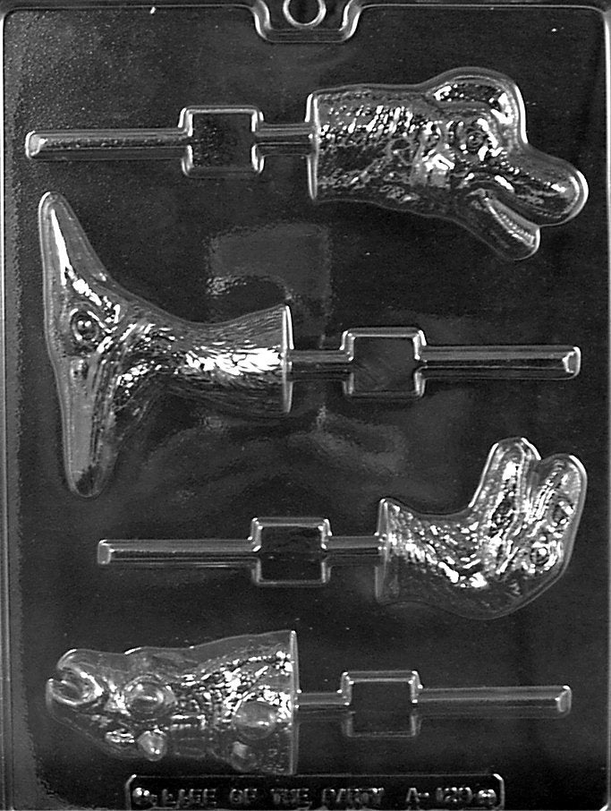 DINOSAUR LOLLY Sucker Chocolate Candy Mold Craft Supply