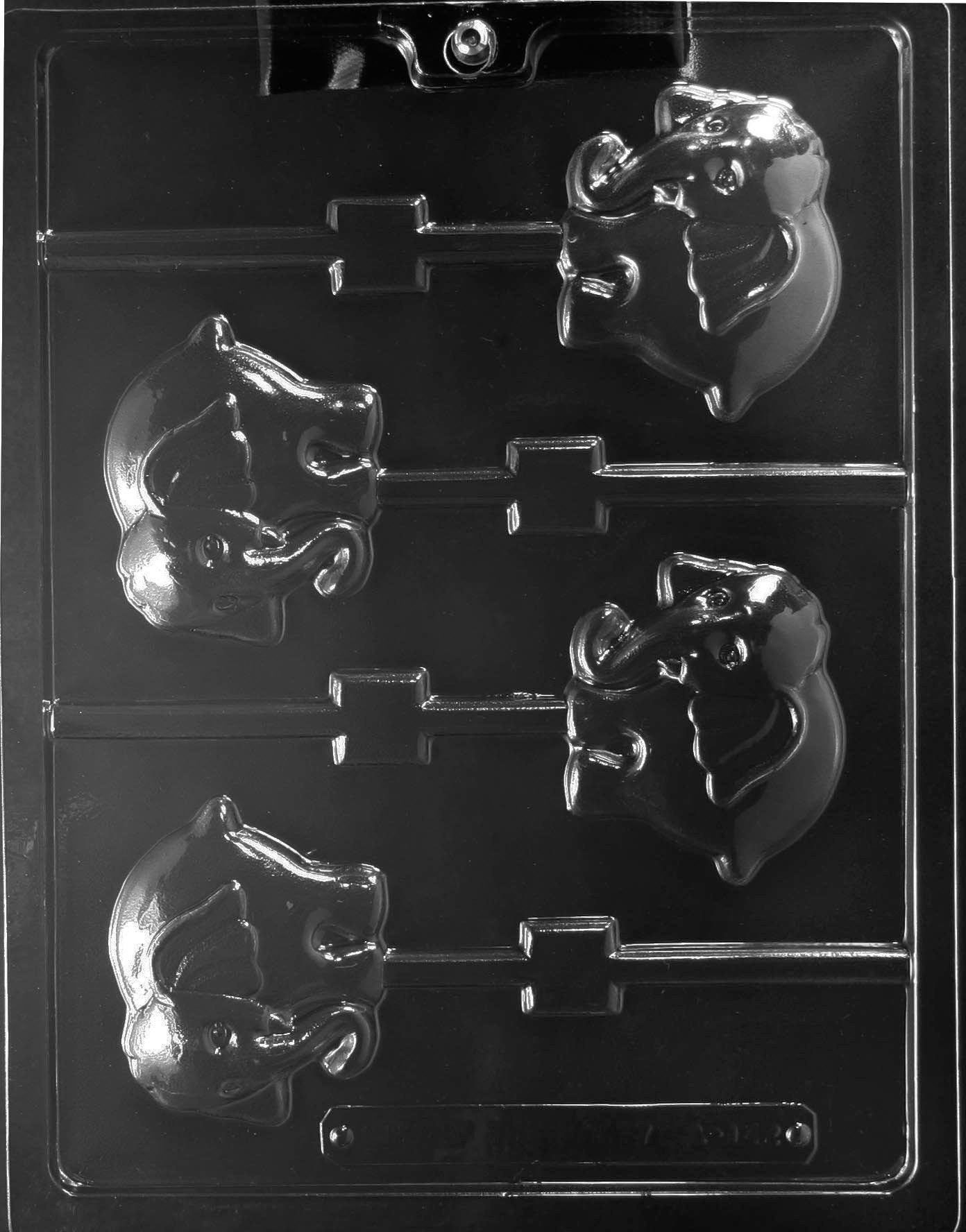ELEPHANT LOLLY Animal Sucker Chocolate Candy Mold Craft Supply