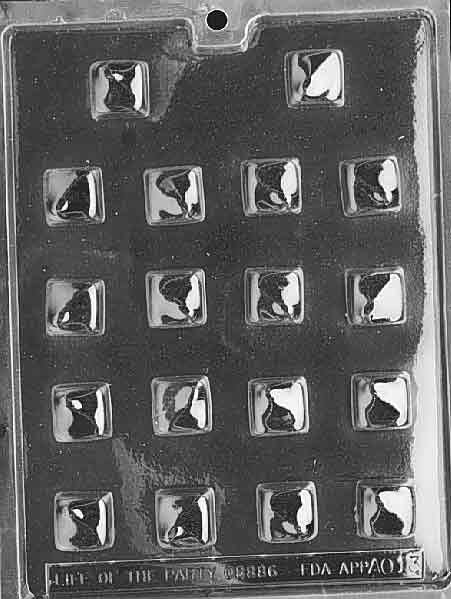 CARAMEL Chocolate Candy Mold