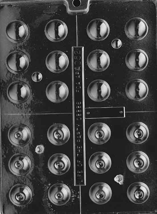 ROUND LIQUOR Chocolate Candy Mold Craft Supply