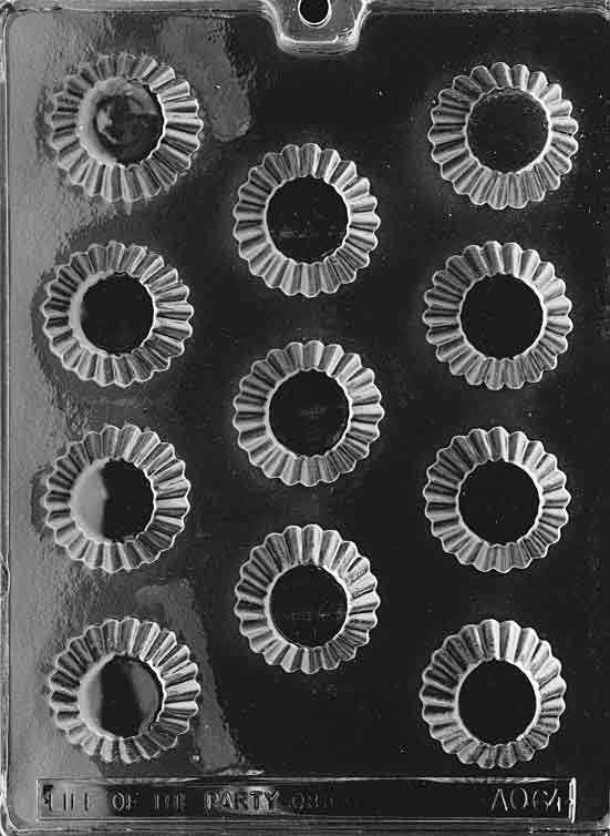 FLUTED CUPS Chocolate Candy Mold Craft Supply