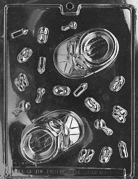 POUR BOOTIE Baby Chocolate Candy Mold Craft Supply