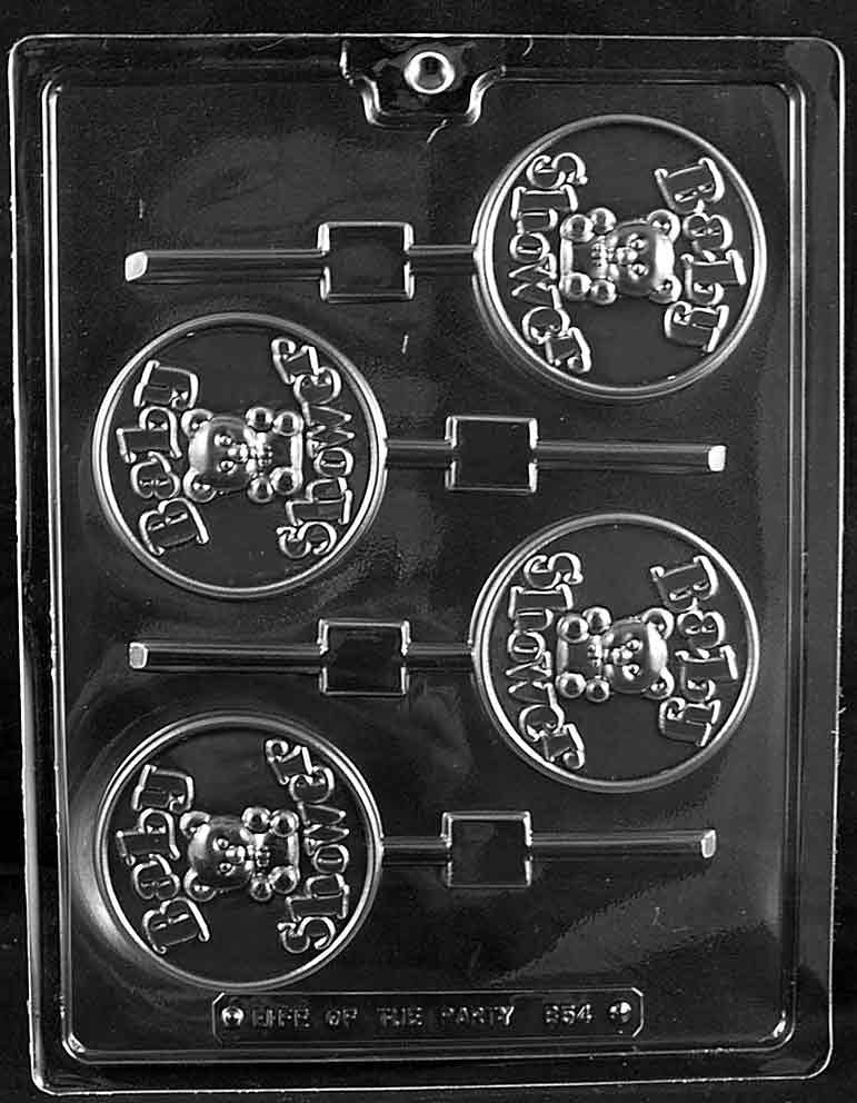 BABY SHOWER LOLLY Sucker Chocolate Candy Mold Craft Supply