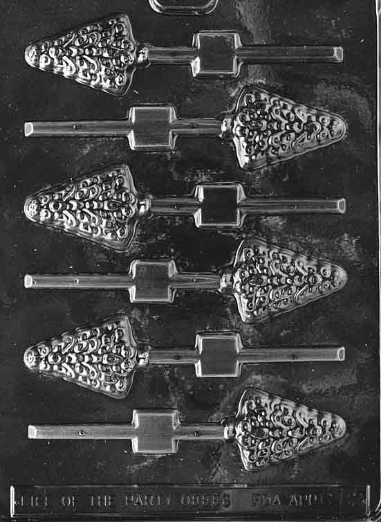 SMALL TREE LOLLY Christmas Sucker Chocolate Candy Mold