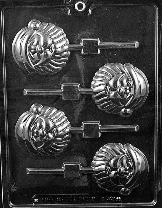 CUTE SANTA Lolly Christmas Sucker Chocolate Candy Mold Craft Supply