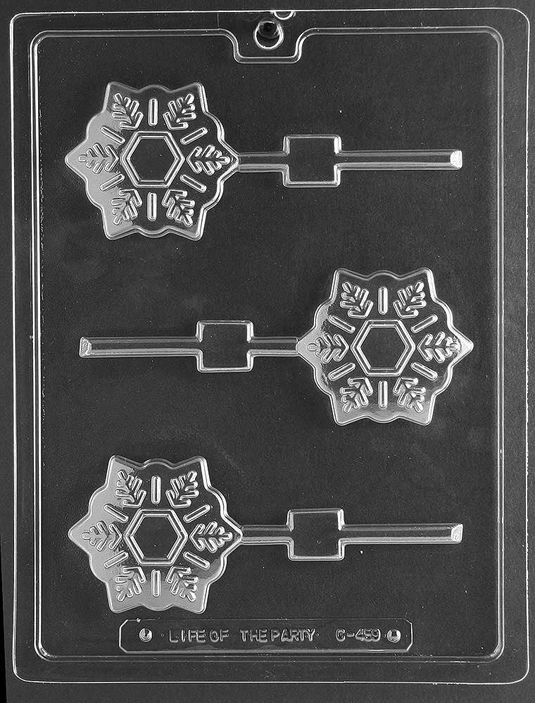 SNOWFLAKE Lolly Christmas Sucker Chocolate Candy Mold