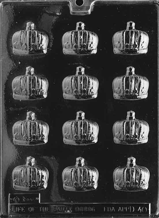 CROWNS Chocolate Candy Mold Craft Supply