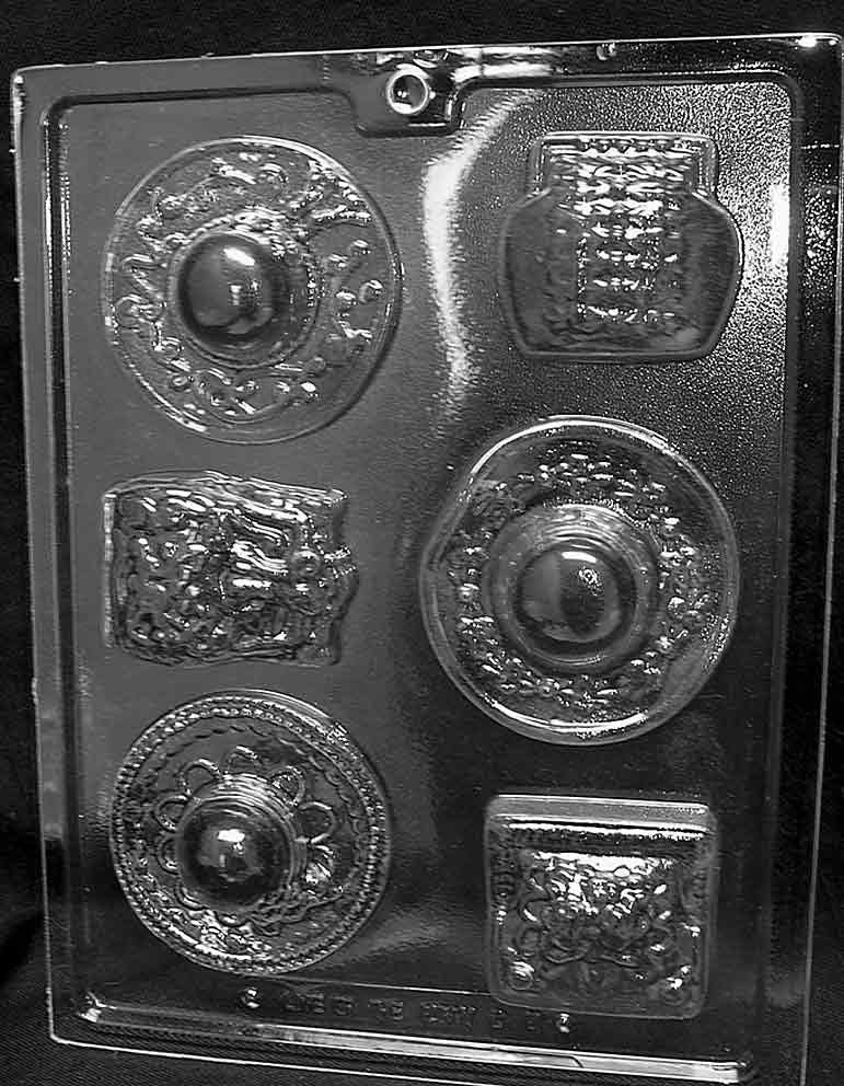 3 FASHION HATS & PURSES Chocolate Candy Mold