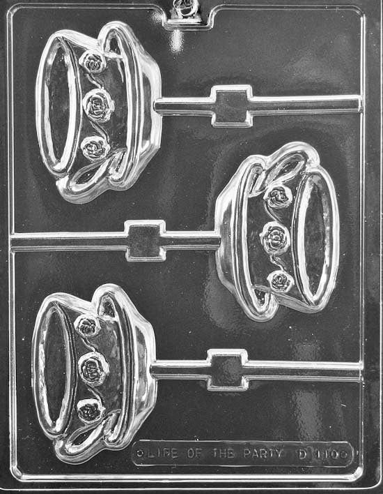 TEACUP AND SAUCER Lolly Sucker Chocolate Candy Mold Craft Supply
