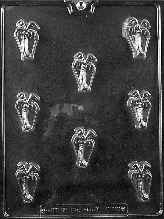 PALM TREE Bite Size Chocolate Candy Mold Craft Supply