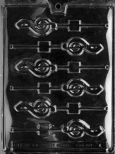 G-CLEF LOLLY Sucker Chocolate Candy Mold Craft Supply