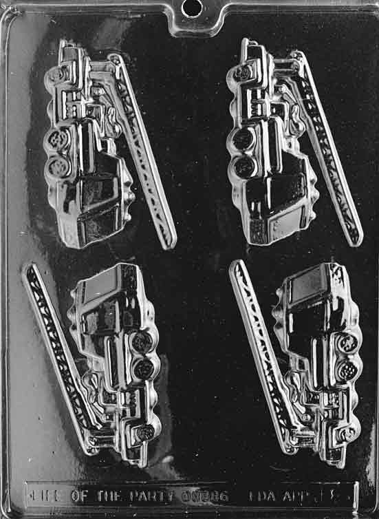 FIRETRUCKS Chocolate Candy Mold Craft Supply