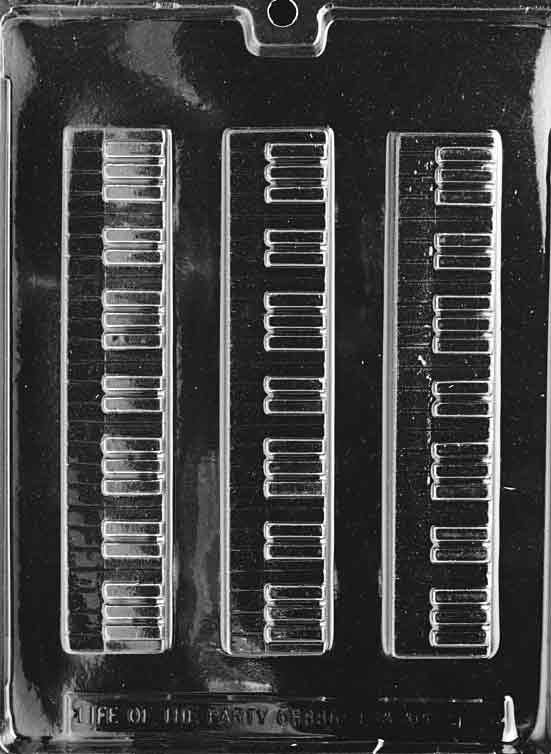 PIANO KEYBOARD Chocolate Candy Mold Craft Supply