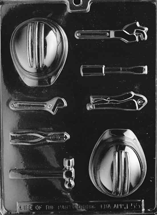 HARD HAT TOOLS Chocolate Candy Mold Craft Supply