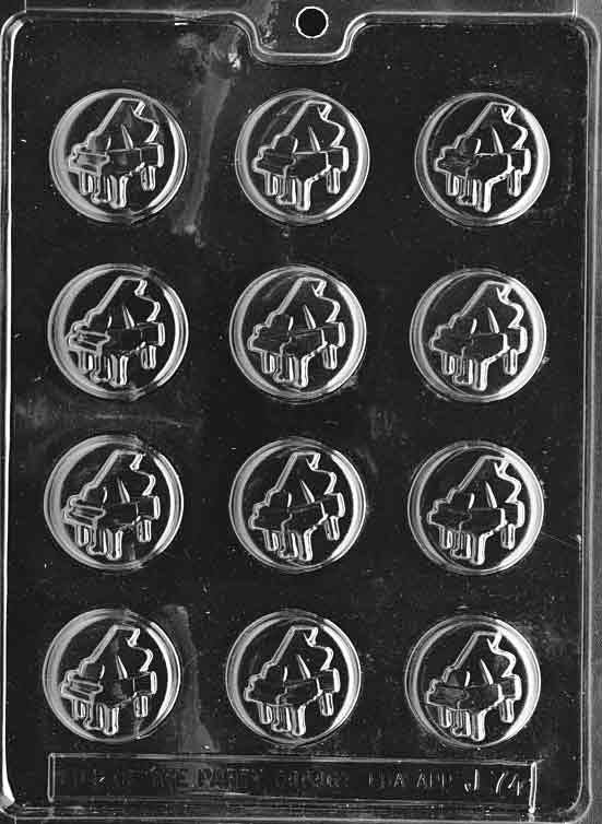 PIANO MINT Chocolate Candy Mold Craft Supply