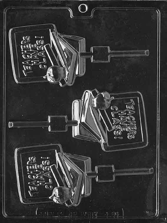 TEACHER LOLLY Sucker Chocolate Candy Mold